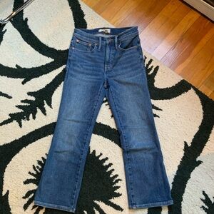 Madewell cropped jeans
